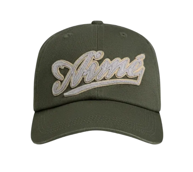 Boné Aime Leon Dore "Cycling Logo Hat Shadow" Verde