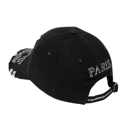 Boné Alice Hollywood "Atelier Logo 2.0" Preto
