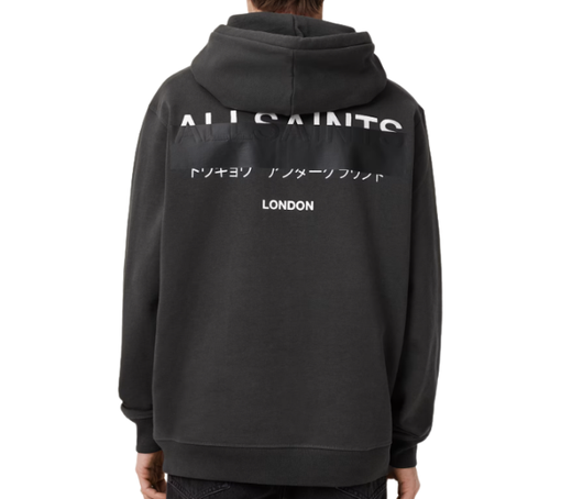 Moletom All Saints "Redact Pullover Embroidered Logo" Estonado