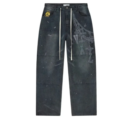 Calça Valley "Chain Painters Asphalt" Preto