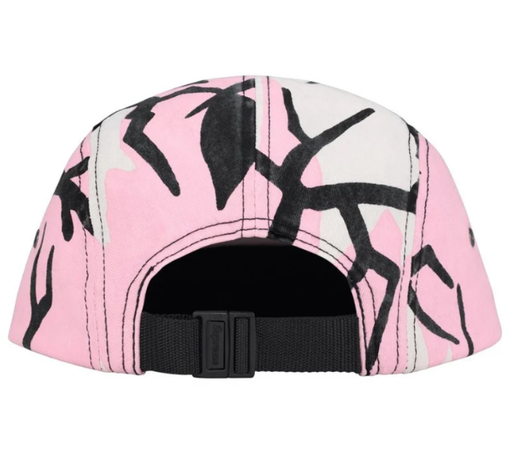 Boné Supreme FW26 "Military Camp Cap Pink Predator Camo" Rosa