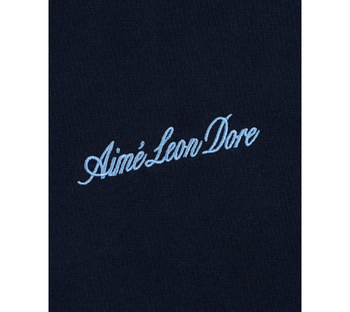 Moletom Aimé Leon Dore "Embroidered Logo Hoodie Navy Blazer" Azul Marinho