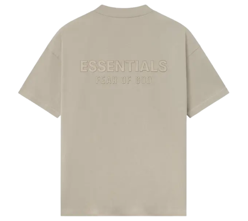 Camiseta Fear Of God Essentials "Timber" Bege