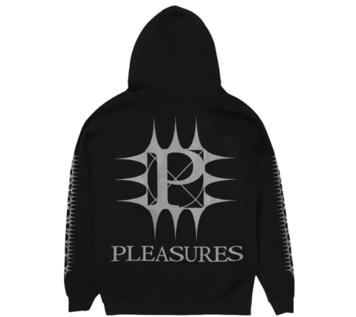 Moletom Pleasures "Spike Zip Up" Preto