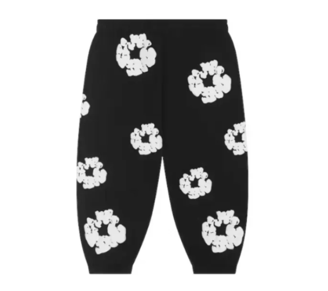 Calça Denim Tears Kids "Cotton Wreath" Preto