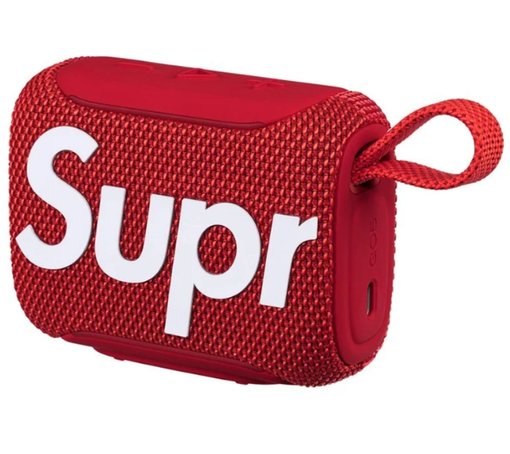 Caixa de Som Supreme FW26 x JBL "Go 5" Vermelho