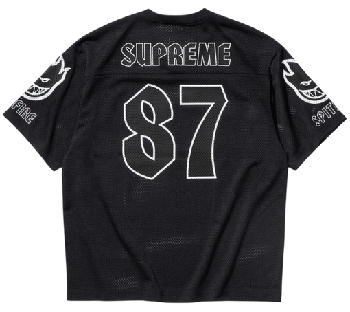 Jersey Supreme SS26 "Spitfire" Preto