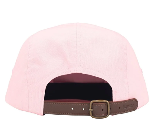 Boné Supreme FW26 "Washed Chino Twill" Rosa