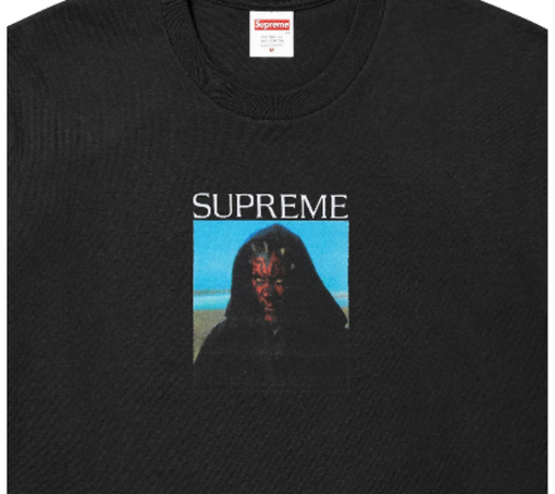 Camiseta Supreme FW26 "Sith" Preto