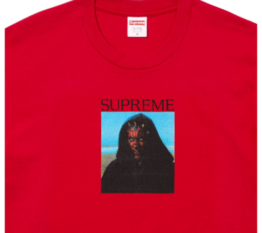 Camiseta Supreme FW26 "Sith" Vermelho