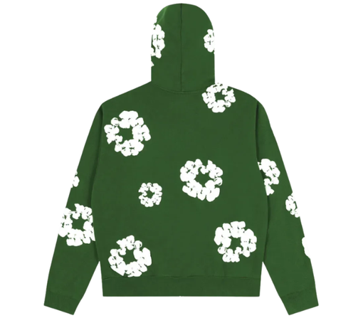 Moletom Denim Tears "Cotton Wreath Zip Up" Verde