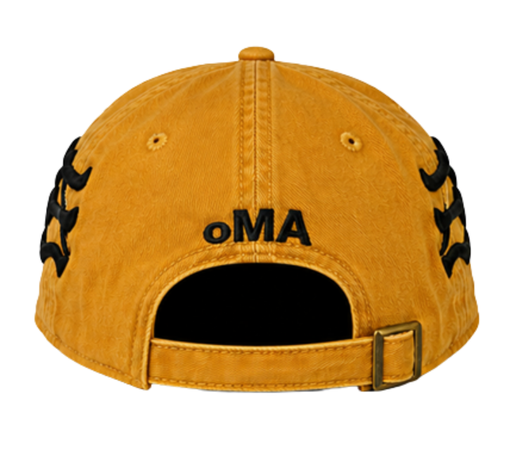 Boné Oma Design "NY NY Crown Curved" Amarelo