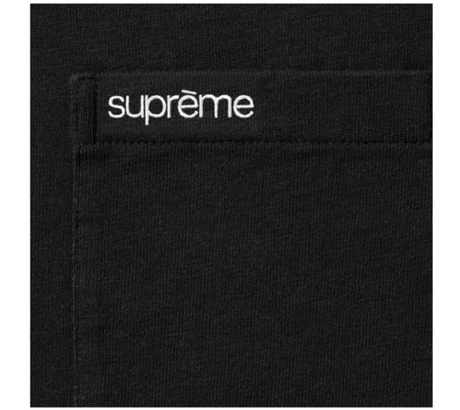 Camiseta Supreme SS26 "S/S Pocket Tee" Preto