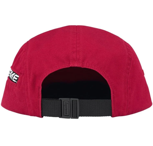 Boné Supreme "Side Zip SS26" Vermelho