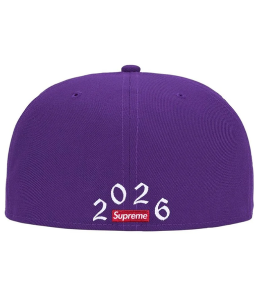 Boné Supreme SS26 "Devil S Logo New Era" Roxo