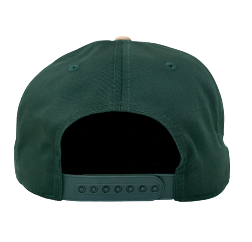Boné Oma Design "NY NY Curved Brim" Verde/Bege