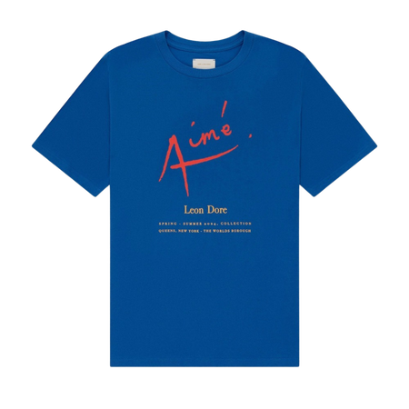 Camiseta Aimé Leon Dore "Gallery" Azul