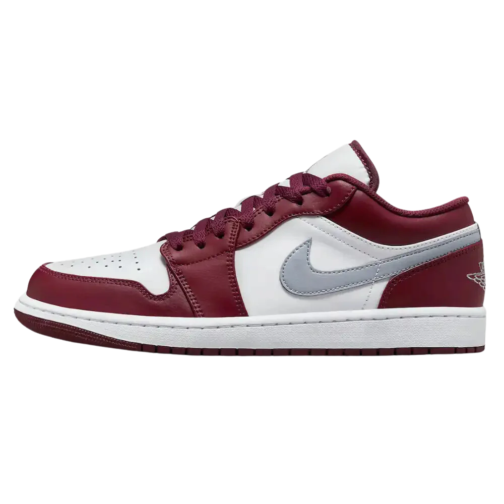 Tênis Air Jordan 1 Low "Cherrywood Red" Vinho