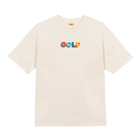 Camiseta Golf Wang "Multi 3D Logo" Creme