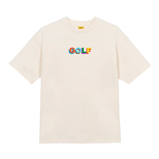 Camiseta Golf Wang "Multi 3D Logo" Creme 540