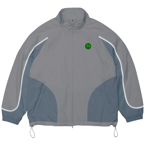 Jaqueta Supreme x Air Jordan SS26 "Track Jacket" Azul Claro