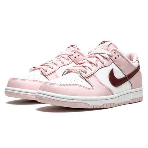 Tênis Nike Dunk Low GS "Pink Red" Rosa/Branco