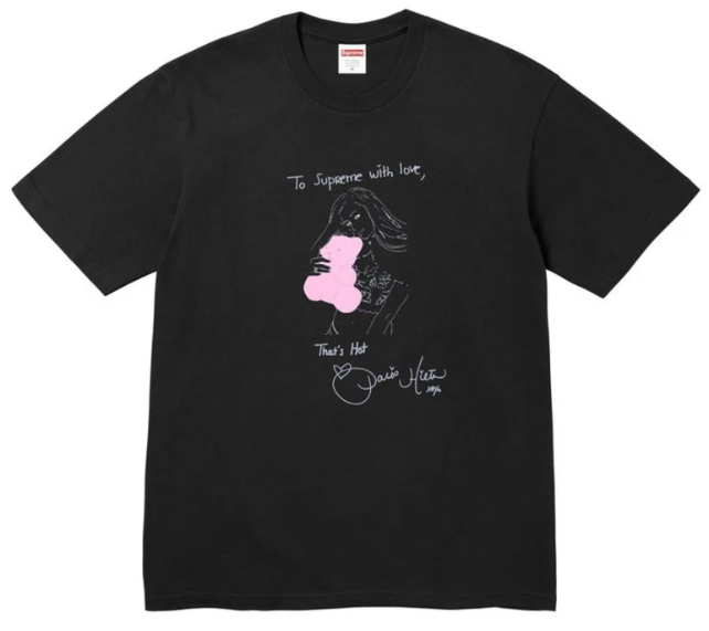 Camiseta Supreme FW26 "Paris" Preto