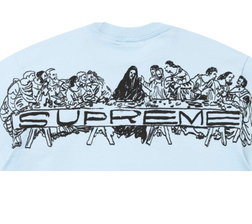 Camiseta Supreme SS26 "Supper" Azul