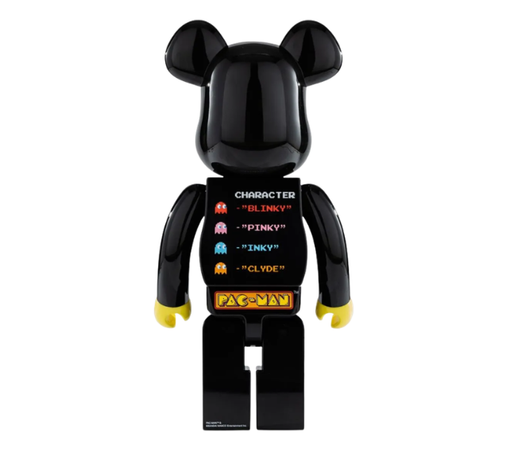 Bearbrick Medicom Toy Pac-Man x Grafflex x 9090 x S.H.I.P & Crew 1000%