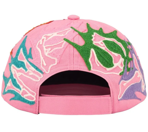Boné Supreme FW26 "WFST" Rosa