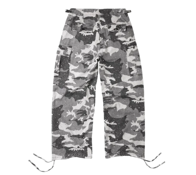 Calça Valley "Winter Crystal Camo Cargos" Camuflado