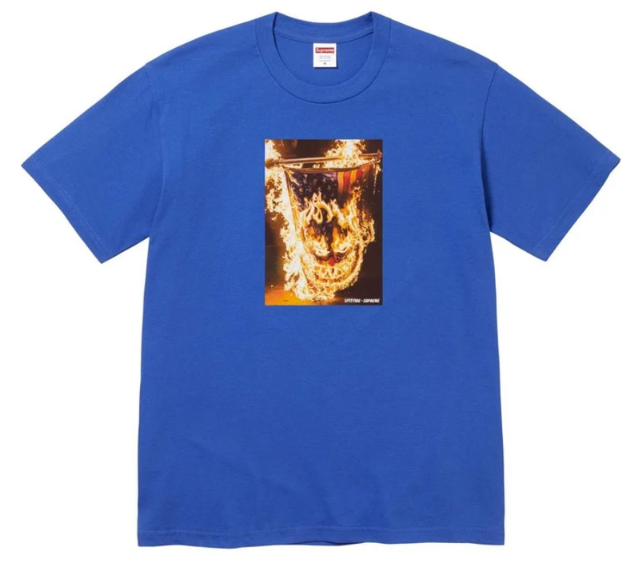 Camiseta Supreme x Spitfire SS26 "Flag" Azul