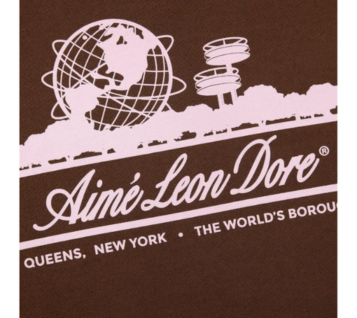 Moletom Aimé Leon Dore "Unisphere" Marrom
