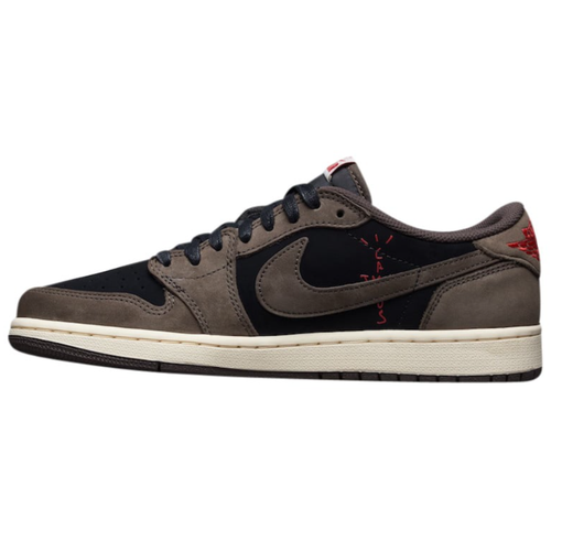 Tênis Nike Jordan 1 Retro Low OG SP Travis Scott "Dark Mocha" Marrom