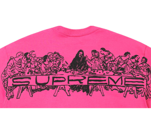 Camiseta Supreme SS26 "Supper" Rosa