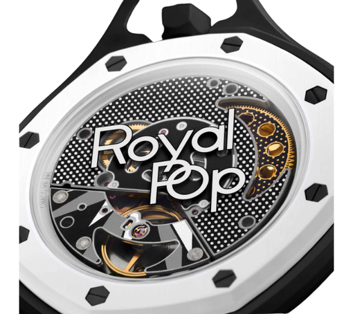 Relógio Swatch x Audemars Piguet "AP Bioceramic Royal Pop Ocho Negro" Preto