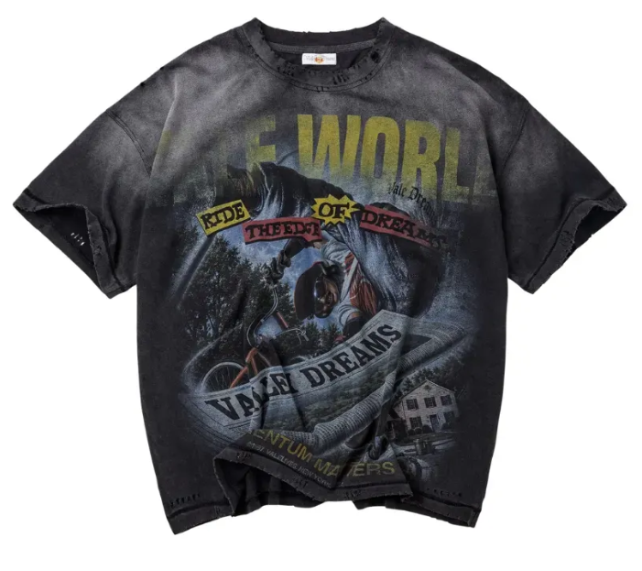Camiseta Valley "Newspaper" Preto