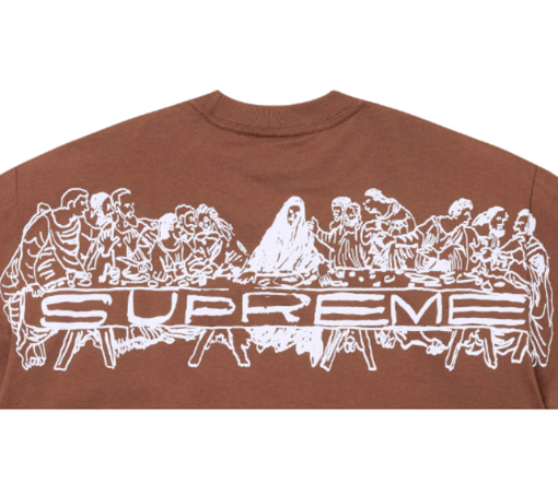 Camiseta Supreme SS26 "Supper" Marrom