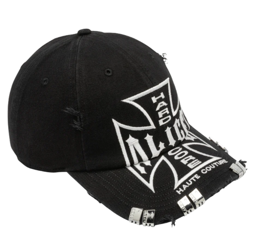 Boné Alice Hollywood "Moto Couture" Preto