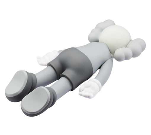 Boneco Kaws "Companion 2020 Vinyl Figure Grey" Cinza