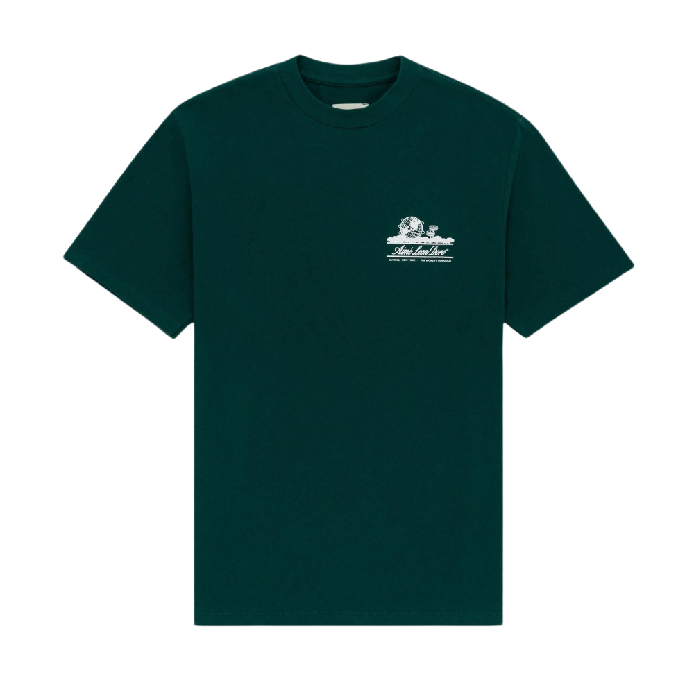 Camiseta Aimé Leon Dore "Unisphere" Verde