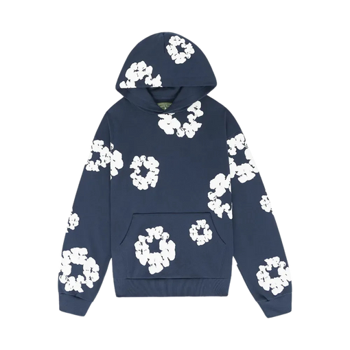 Moletom Denim Tears "The Cotton Wreath Sweatshirt" Azul Marinho