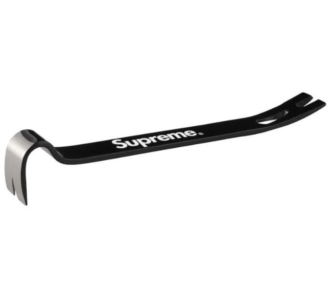 Mini Pé De Cabra Supreme FW26 X Hultafors Tools "Mini Pry Bar Black" Preto