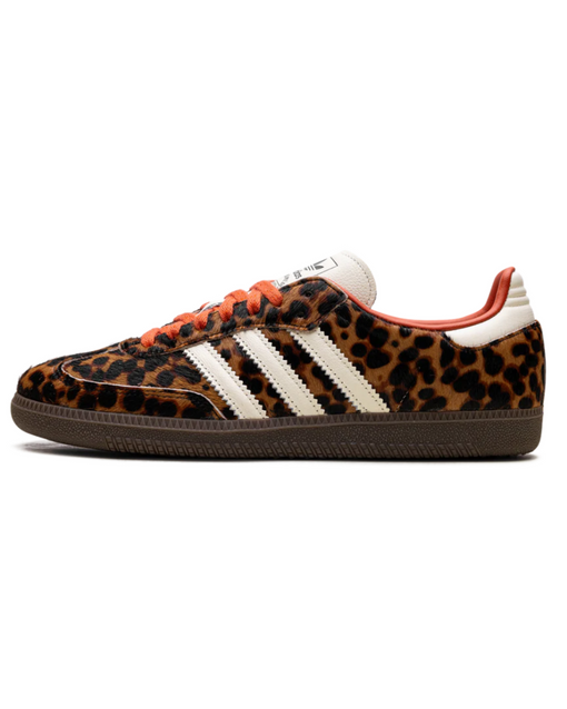 Tênis Adidas Samba OG "Preloved Red Leopard" Multicolor