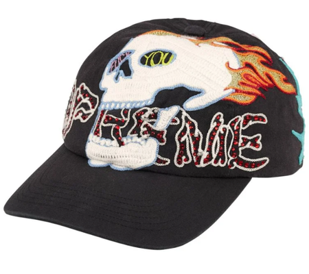 Boné Supreme FW26 "WFST" Preto