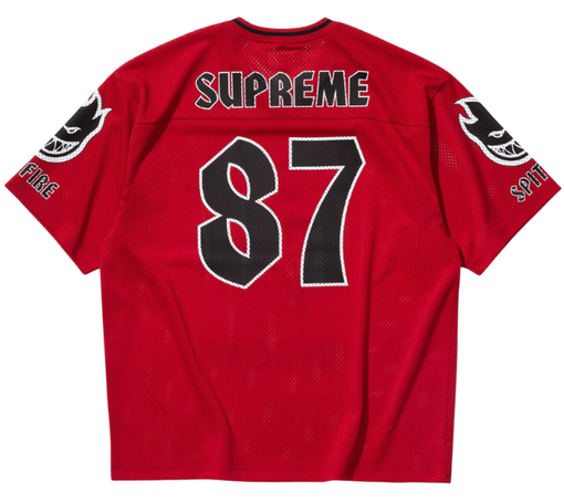 Jersey Supreme SS26 "Spitfire" Vermelho