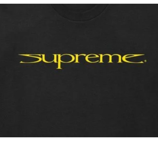 Camiseta Supreme "Sharp" Preto