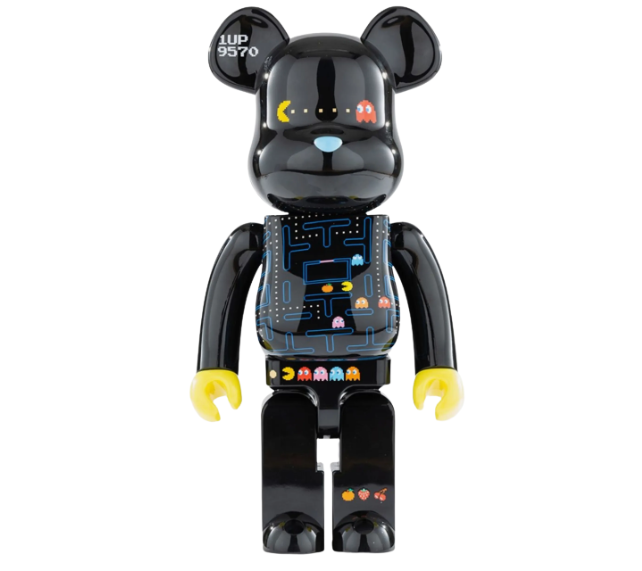 Bearbrick Medicom Toy Pac-Man x Grafflex x 9090 x S.H.I.P & Crew 1000%