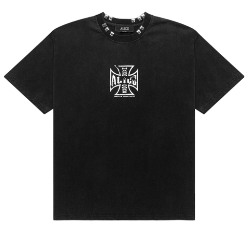 Camiseta Alice Hollywood "Moto" Preto
