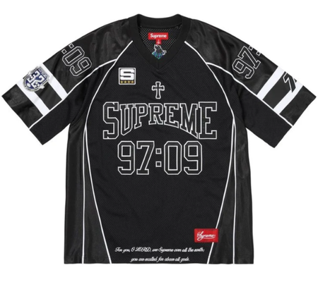 Jersey Supreme FW26 "Disciples Football" Preto